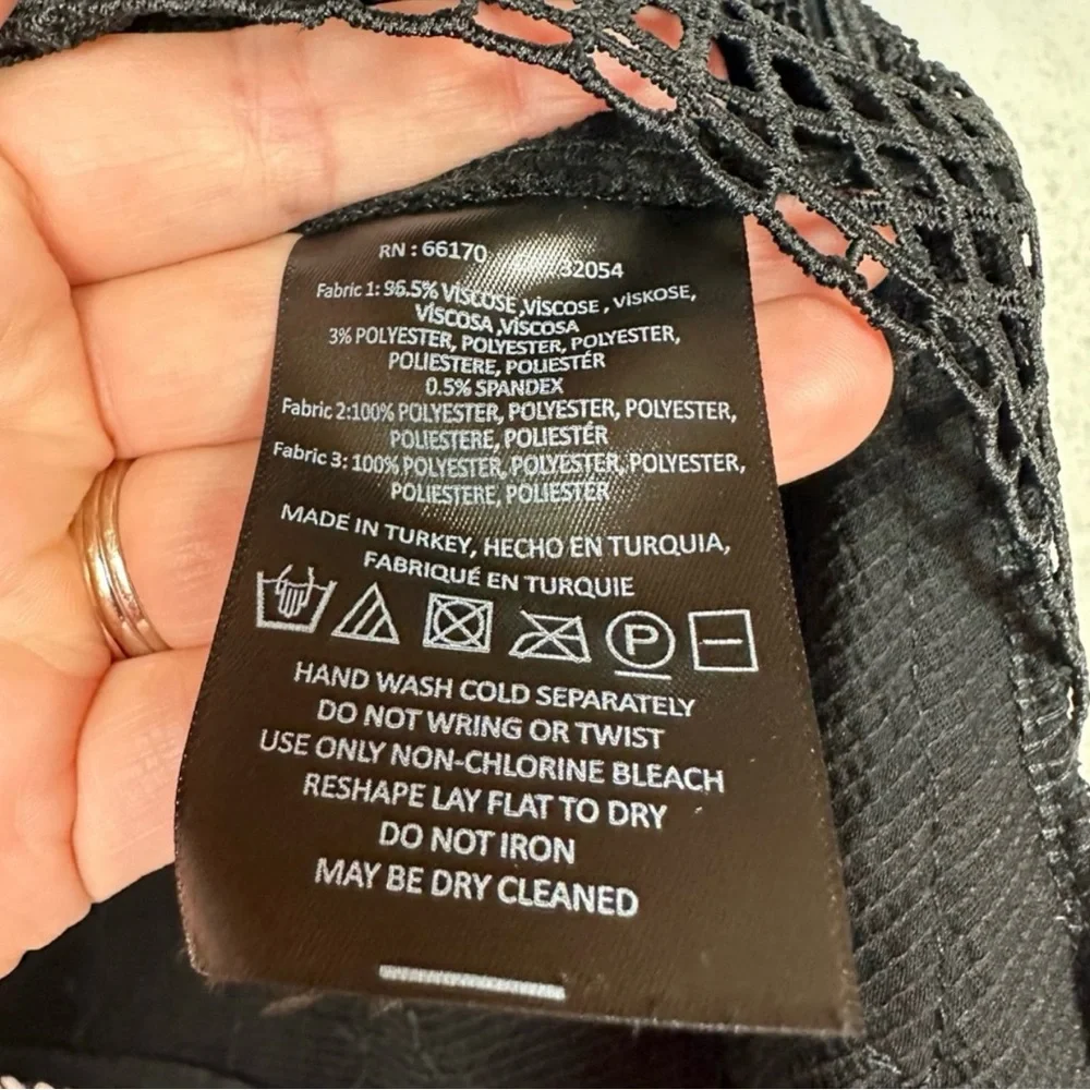 Anthropologie Maeve black blouse XL - Picture 3 of 5